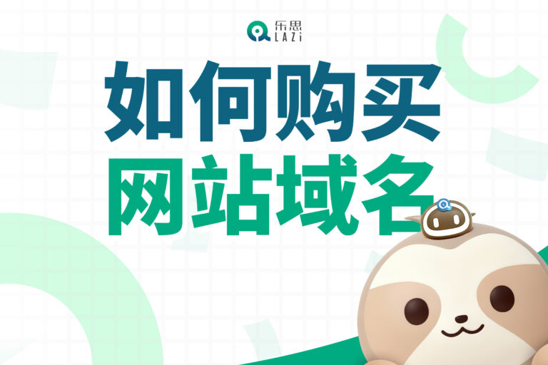 乐思系统教程 – 如何购买网站域名？